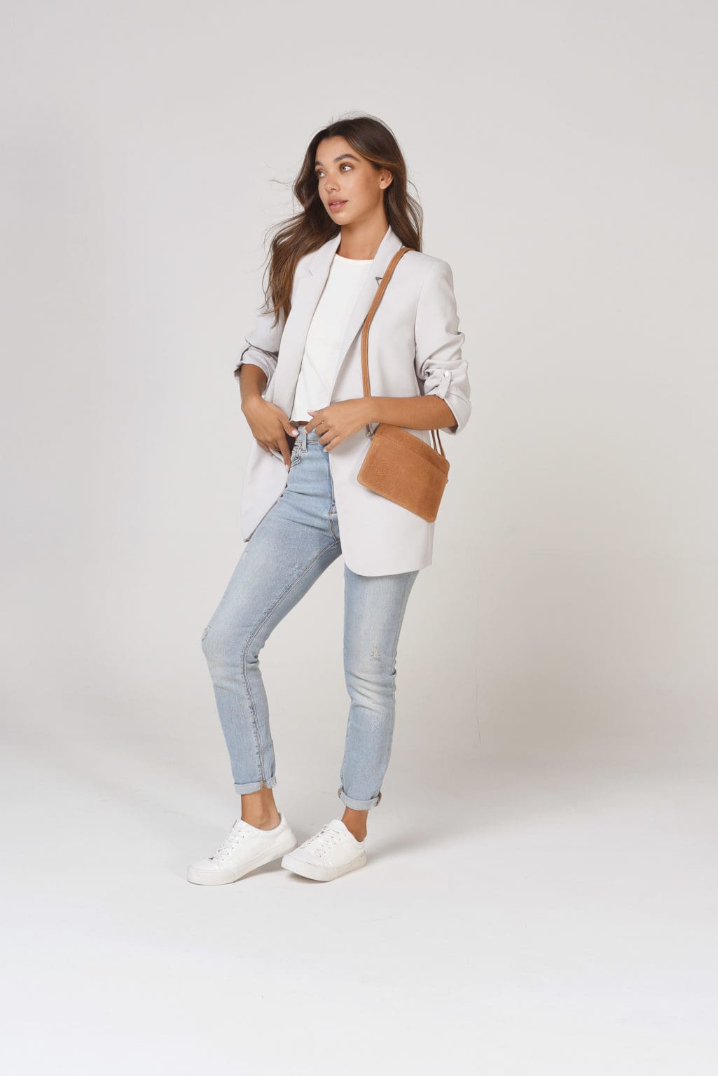 Flat Belt Bag de 100 cuero genuino hecho a mano