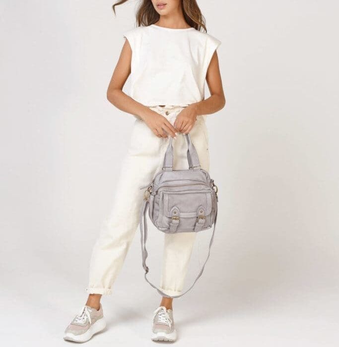 Cartera Mochila Siena Gris