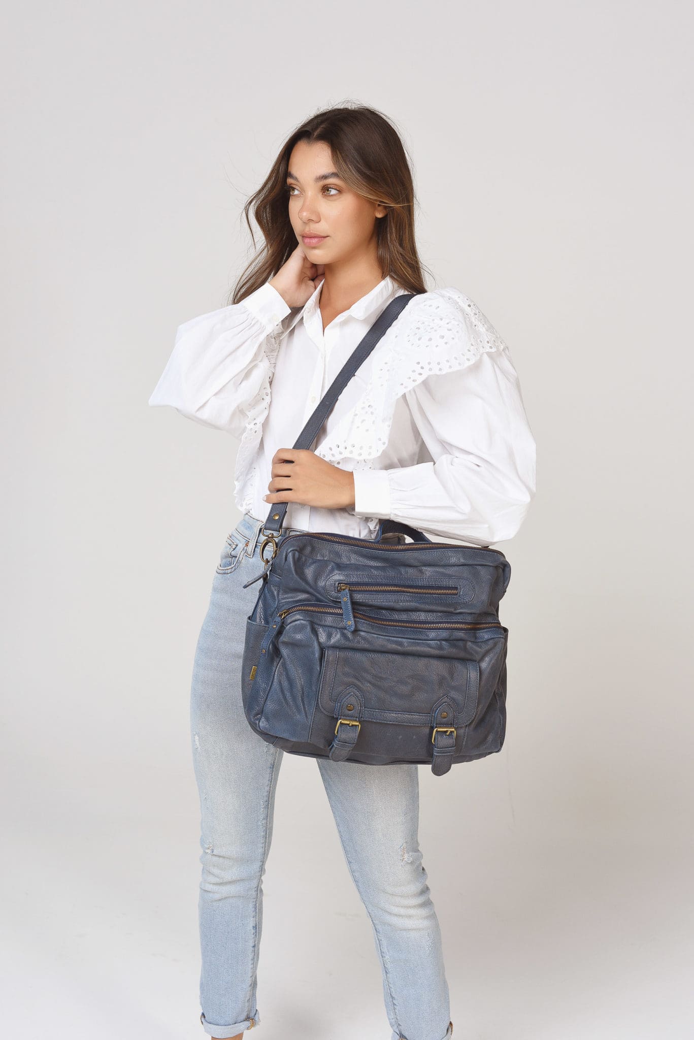 Bolso Mochila Capri Azul
