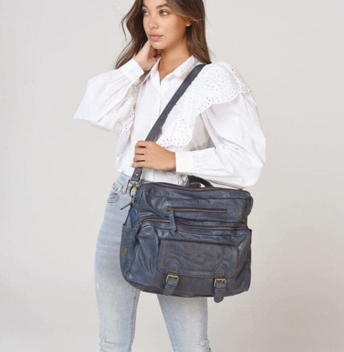 Bolso Mochila Capri Azul