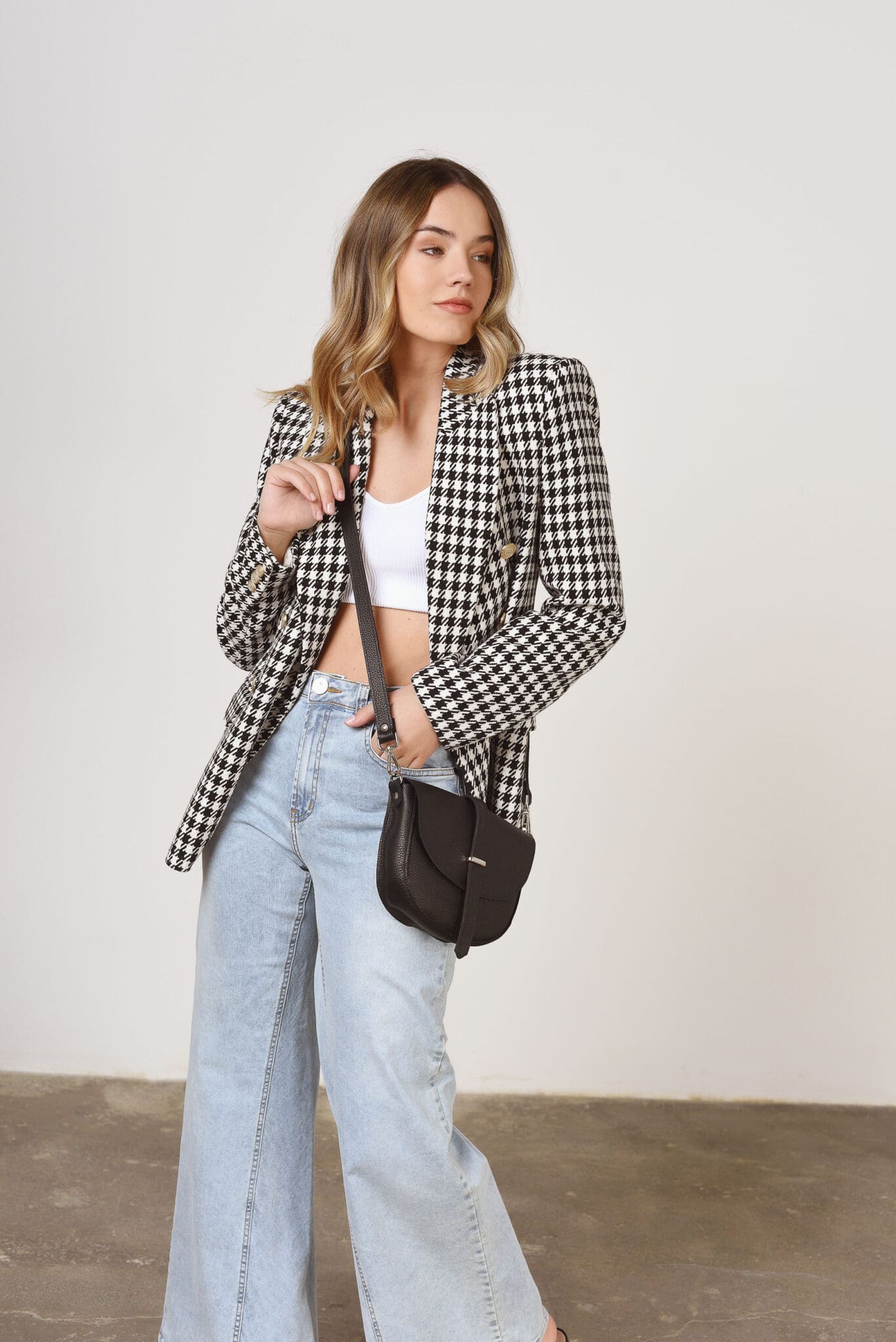 Riviera Chic Saddle Bag