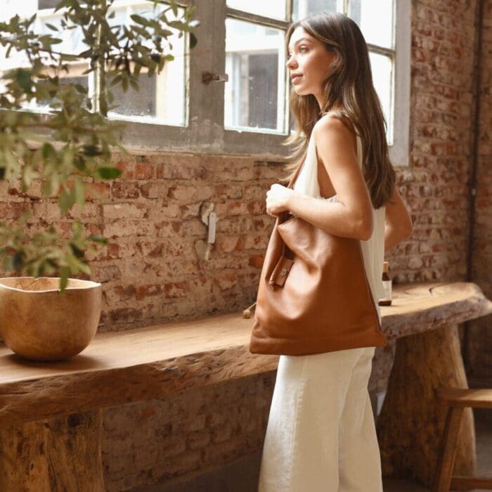 Lyon Shopping Bag Caramel